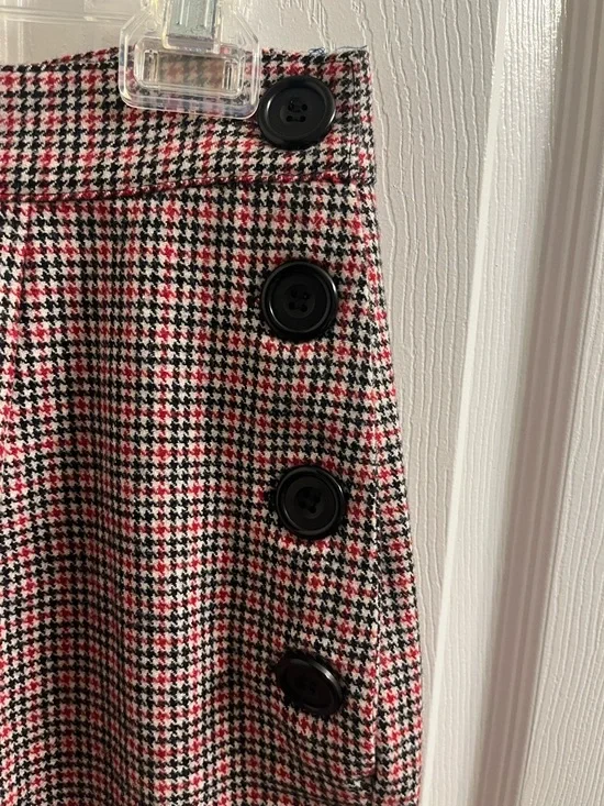 Vivien of Holloway Red and Black Checked Katherine Trousers - Picture 3 of 9